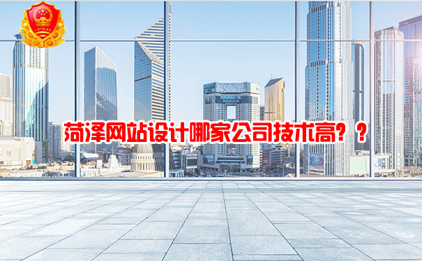 菏澤網站設計哪家公司技術高？